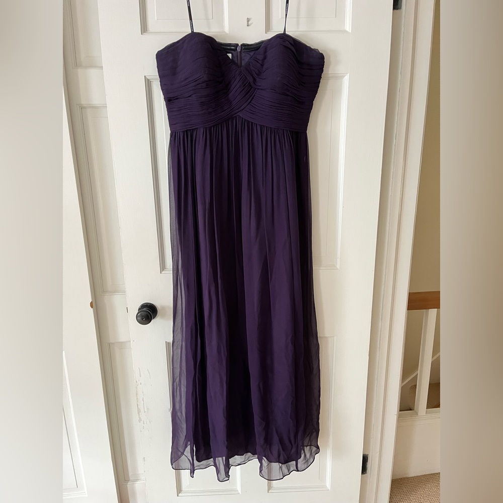 Purple flowing gown